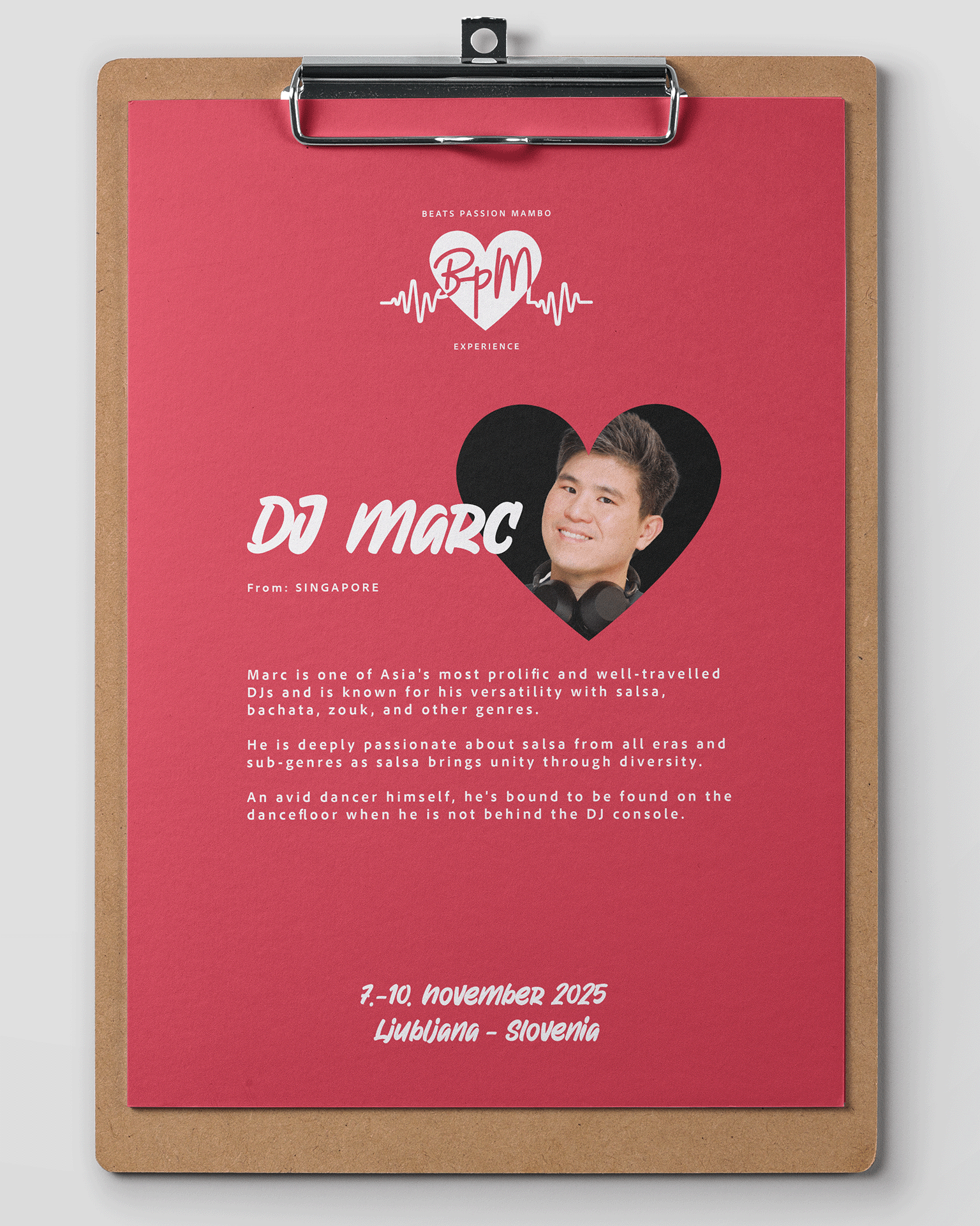 BPM Experience - Ljubljana, Slovenia - Salsa DJ - DJ Marc